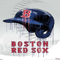 Boston Red So-Drip Šlem Zidni Poster, 14.725 22.375