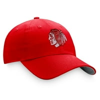 Ženski fanatici brendirani crveni Chicago Blackhawks kultni svjetlucavi šešir - OSFA