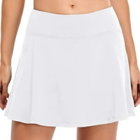 outfmvch bijela haljina tenis suknje unutrašnji šorc elastični sportski golf skorts sa džepovima ženske