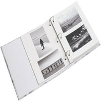 Hom Essence Magnetic foto Album sa 3 prstena, štampani mermer, sadrži do 8 10 fotografija