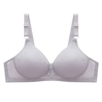 Womens Bras Udobno novo jacquard okupljajući pamuk tanki Ništa NO Čelični prsten bešavne bralette donje