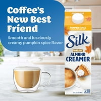 Silk Dairy Free, Gluten, Pumpkin Spice badem Creamer, fl oz Carton