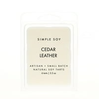 Jednostavni sojinski prirodni mirisni WA, kedra koža