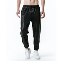 Ljetne hlače Akiihool muške hlače opuštene muške fit džepne pantalone
