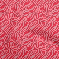 oneOone Cotton Cambric crvena tkanina životinjska koža quilting Supplies Print šivaća tkanina by the Yard