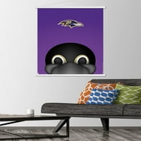 Baltimore Ravens - S. Preston Maskota PoE zidni poster sa drvenim magnetskim okvirom, 22.375 34