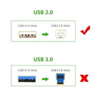 Boo kompatibilna 6,6ft USB kablovska zamena za Lexmark Printer X3350