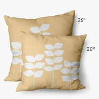 20 20 Jednostavno daisy jednostavan jastuk od dekorativnog bacanja