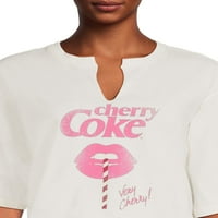 Cherry Coke Juniors grafička majica sa kratkim rukavima, veličine XS-3XL