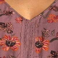 Threads Women's Plus Size Prosill INSET FIRED maxi haljina