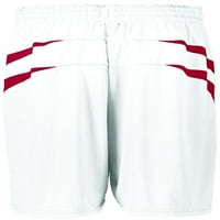 Holloway sportska odjeća XS ženske Prodigy kratke hlače White Scarlet Scarlet 224365
