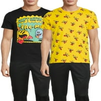 Pac-Man muške i velike muške kratke rukave grafičke majice, pakovanje