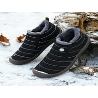 Tenmi Unise Warm Booties Plišane Čizme Za Snijeg Vodootporne Gležnjače Slip On Zimske Cipele Muške Lagane