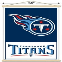 Tennessee Titans - Logo Zidni poster sa magnetnim okvirom, 22.375 34