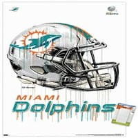 Miami Dolphins-Kap Po Kap Šlem Zidni Poster, 22.375 34