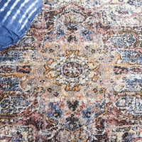 Astoria Darwin Tradicionalni ručni tepih, bjelokosti plava hrđa, 2'2 8 '