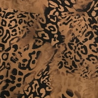 Terra & Sky ženske Plus Size Ombre Leopard štampane helanke