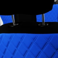 Grupa AFCM5003BLUEREAR Blue neopren prilagođena presvlaka za autosjedalicu za - Jeep Wrangler JK 4DR sa