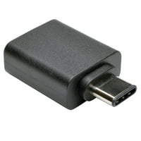 Tripp Lite USB 3. Gen 1. Adapter USB-C do USB tipa A M F Gbps Tablt Smart Telefon - USB adapter - USB tip A do USB-C - USB 3. - Crna