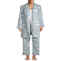 Sleep & Co ženski 2-dijelni ogrtač i set pantalona za spavanje