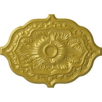 36 W 26 H 1 2P Pesaro Plafonski Medaljon, Ručno Oslikano Bogato Zlato