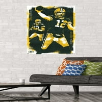 Green Bay Packers - Zidni Poster Aaron Rodgers, 22.375 34