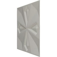 Ekena Millwork 5 8 W 5 8 H Nikki EnduraWall dekorativna 3d zidna ploča, univerzalna stara metalna hrđa