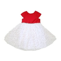 Marmellata djevojke Holiday Božić Glitter Tutu haljina, veličine 4-6X