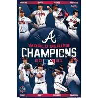 Atlanta Braves World Series Champions 24 35 Poster