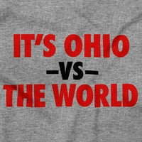 Ohio vs World Motivacional OH Pride Graphic T Majica ili žene Brisco Marke 2x