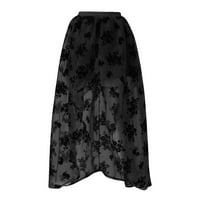 FVWitlyh ženska suknja ženska osnovna skromna ispod koljena dužina gležnja maxi ravna suknja