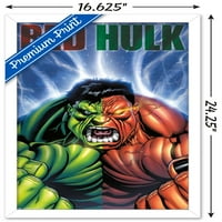 Marvel Comics - Crveni Hulk - poklopac zidni poster, 14.725 22.375