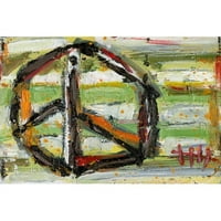 Marmont Hill 'Zeleni mir' autor Tori Campisi Slikanje Ispis na zamotanu platno