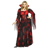 Halloween Womens Contessa Vampire Scary Costum
