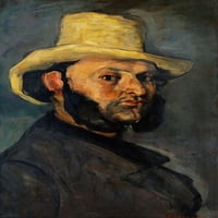 Gustave Boyer u štampi postera sa slamnatim šeširom Paul Cezanne # 53847