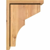 1 2W 12 D 16 H Monterey Smooth Corbel w pozadina, Zapadni Crveni Kedar