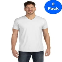 Muška Ringspun pamuk Nano-T V-izrez T-Shirt 498v