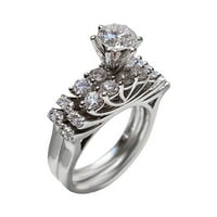 Hxroolrp Rose Diamond Ring, Valentinovo Diamond Ring, Rose Ring, Diamond, Spar-kle Ring, Light Ring, New