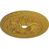 Ekena Millwork 5 8 od 3 ID 2 P Bordeau Deluxe stropni medaljon, ručno oslikano iridescentno zlato