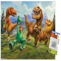 Disney Pixar Dobar dinosaur - Grupni zidni poster sa push igle, 14.725 22.375