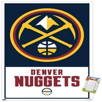 Denver Nuggets-Logo Zidni Poster, 22.375 34