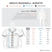 Šešir i Beyond muški Bejzbol dres atletska uniforma na kopčanje