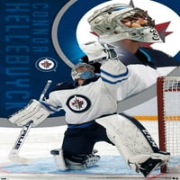 Winnipeg Jets - Connor Hellebuyck zidni poster, 22.375 34