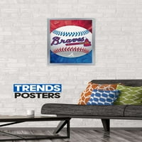 Atlanta Braves - Logo zidni poster, 14.725 22.375