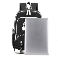 Bzdaisy muški ruksak sa više džepova sa USB punjenjem i zaštitom od laptopa-savršen za školu