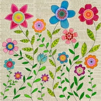 Marmont Hill Boemski cvijeće Sacalia slikarski ispis na zamotanom platnu