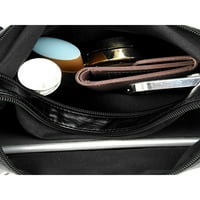 Innerwin ženska torbica veliki kapacitet torbe za rame Zipper Retro Crossbody torba Multi džepovi ženski