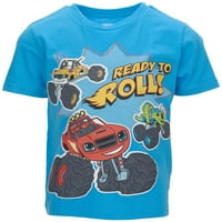 Blaze i čudovište Mašine Toddler Boys T-majice Majica do malo djeteta