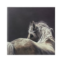 Stupell Industries WindBlown Horse Mane Portret Životinje i insekti Palika Galerija Omotana platna Print