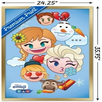 Disney Emoji - Smrznuti zidni poster, 22.375 34